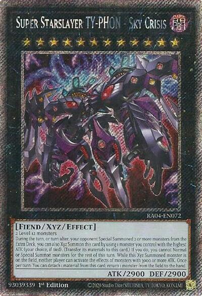 Super Starslayer TY-PHON - Sky Crisis (Platinum Secret Rare) (RA04-EN072) [Quarter Century Stampede]