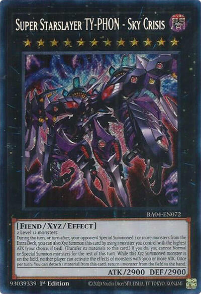 Super Starslayer TY-PHON - Sky Crisis (Secret Rare) (RA04-EN072) [Quarter Century Stampede]
