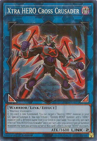 Xtra HERO Cross Crusader (RA04-EN076) [Quarter Century Stampede]
