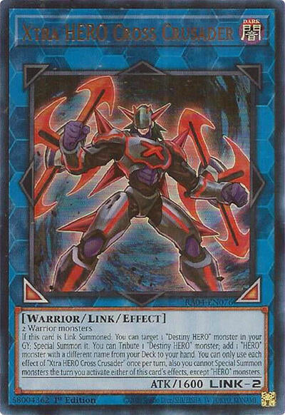 Xtra HERO Cross Crusader (UR) (RA04-EN076) [Quarter Century Stampede]