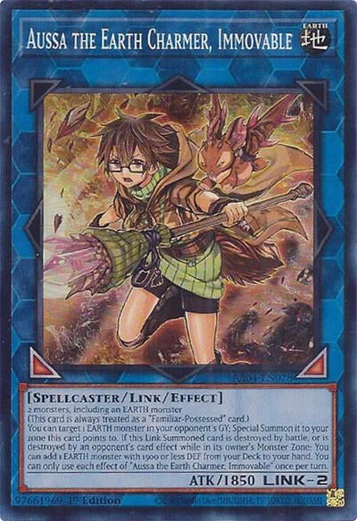 Aussa the Earth Charmer, Immovable (RA04-EN078) [Quarter Century Stampede]