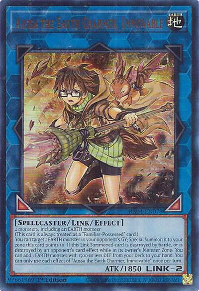 Aussa the Earth Charmer, Immovable (UR) (RA04-EN078) [Quarter Century Stampede]