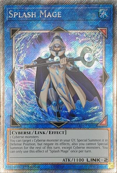 Splash Mage (Platinum Secret Rare) (RA04-EN080) [Quarter Century Stampede]