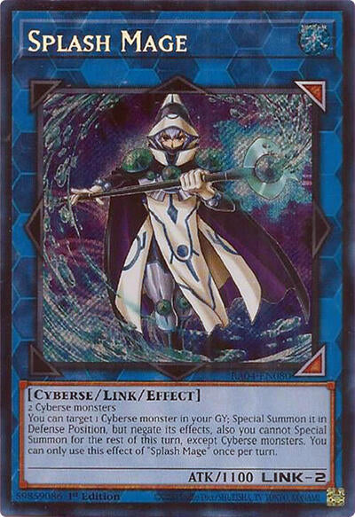 Splash Mage (Secret Rare) (RA04-EN080) [Quarter Century Stampede]