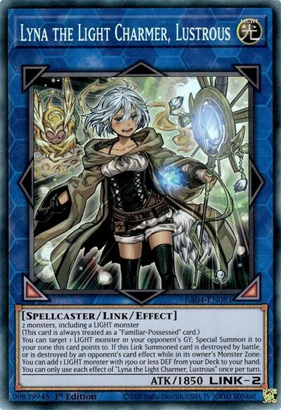 Lyna the Light Charmer, Lustrous (PCR) (RA04-EN081) [Quarter Century Stampede]
