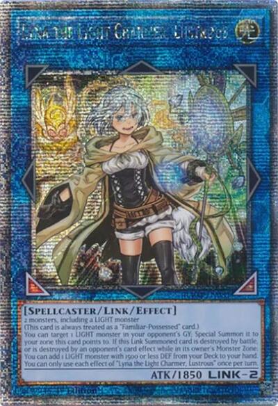 Lyna the Light Charmer, Lustrous (Quarter Century Secret Rare) (RA04-EN081) [Quarter Century Stampede]