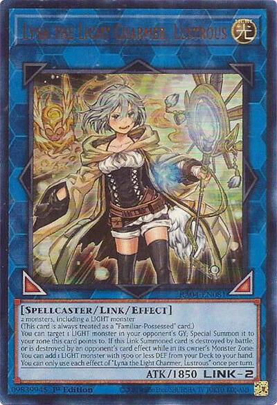 Lyna the Light Charmer, Lustrous (UR) (RA04-EN081) [Quarter Century Stampede]