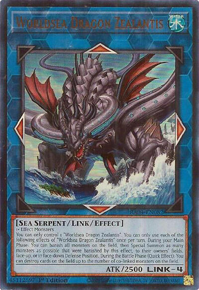 Worldsea Dragon Zealantis (UR) (RA04-EN082) [Quarter Century Stampede]