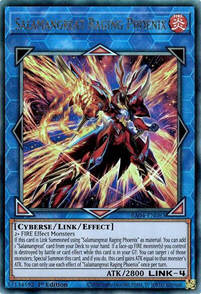 Salamangreat Raging Phoenix (PUR) (RA04-EN083) [Quarter Century Stampede]