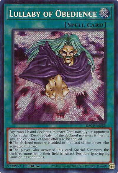 Lullaby of Obedience (Secret Rare) (RA04-EN085) [Quarter Century Stampede]