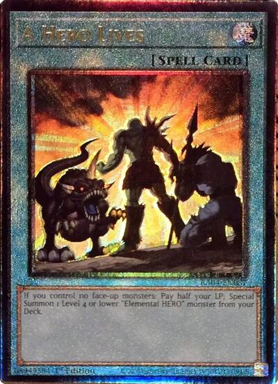 A Hero Lives (PUR) (RA04-EN087) [Quarter Century Stampede]
