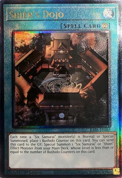 Shien's Dojo (PUR) (RA04-EN088) [Quarter Century Stampede]