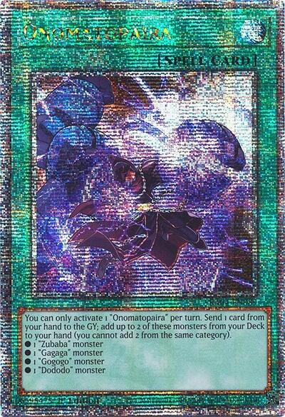 Onomatopaira (Quarter Century Secret Rare) (RA04-EN089) [Quarter Century Stampede]