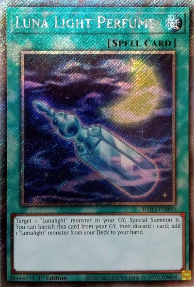 Luna Light Perfume (Platinum Secret Rare) (RA04-EN090) [Quarter Century Stampede]