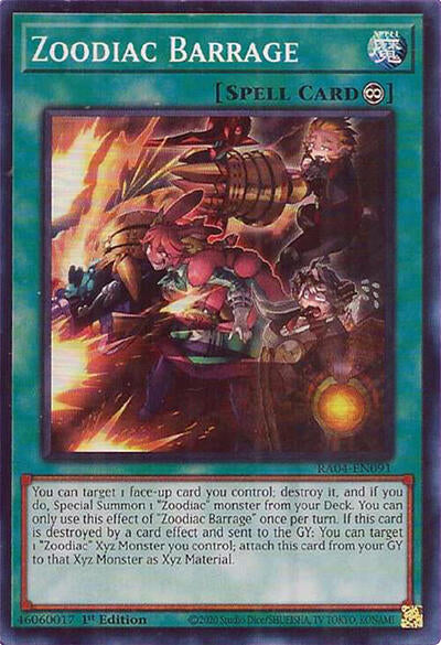 Zoodiac Barrage (RA04-EN091) [Quarter Century Stampede]