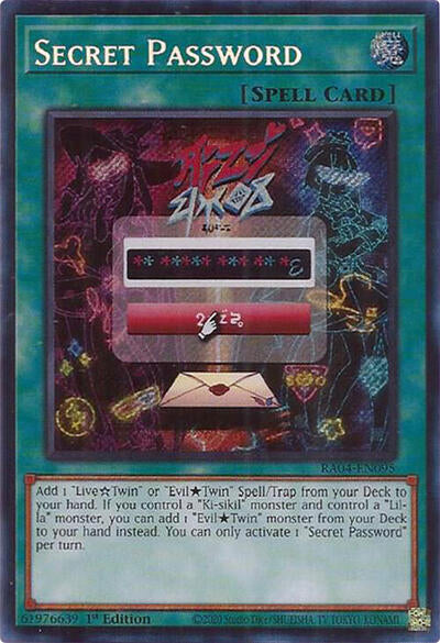 Secret Password (Secret Rare) (RA04-EN095) [Quarter Century Stampede]