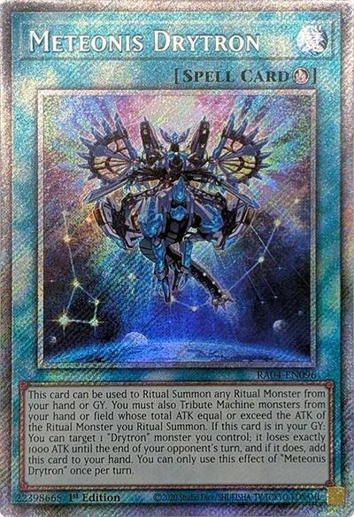 Meteonis Drytron (Platinum Secret Rare) (RA04-EN096) [Quarter Century Stampede]