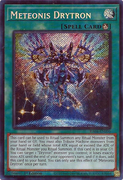 Meteonis Drytron (Secret Rare) (RA04-EN096) [Quarter Century Stampede]
