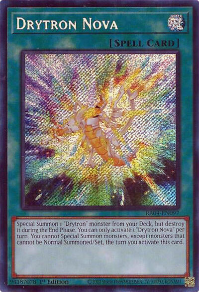 Drytron Nova (Secret Rare) (RA04-EN097) [Quarter Century Stampede]