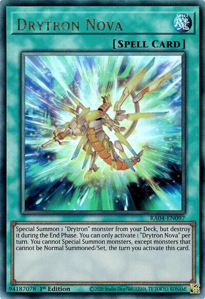 Drytron Nova (PUR) (RA04-EN097) [Quarter Century Stampede]