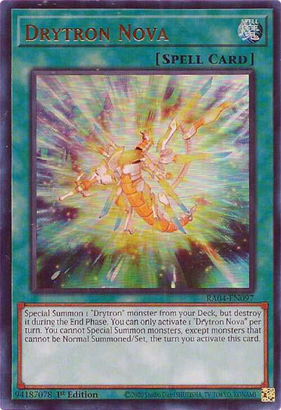 Drytron Nova (UR) (RA04-EN097) [Quarter Century Stampede]