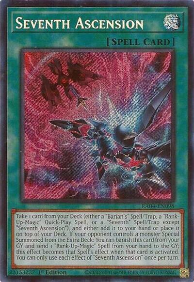 Seventh Ascension (Secret Rare) (RA04-EN098) [Quarter Century Stampede]