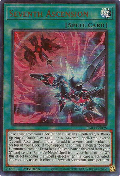 Seventh Ascension (UR) (RA04-EN098) [Quarter Century Stampede]