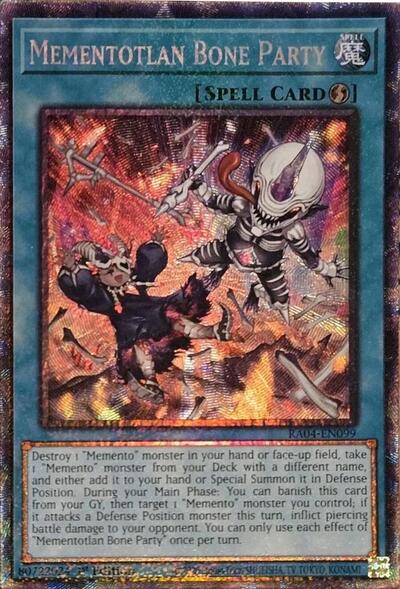 Mementotlan Bone Party (PCR) (RA04-EN099) [Quarter Century Stampede]