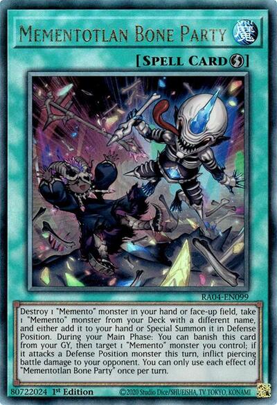 Mementotlan Bone Party (PUR) (RA04-EN099) [Quarter Century Stampede]