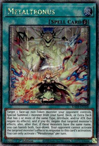 Metaltronus (Quarter Century Secret Rare) (RA04-EN100) [Quarter Century Stampede]
