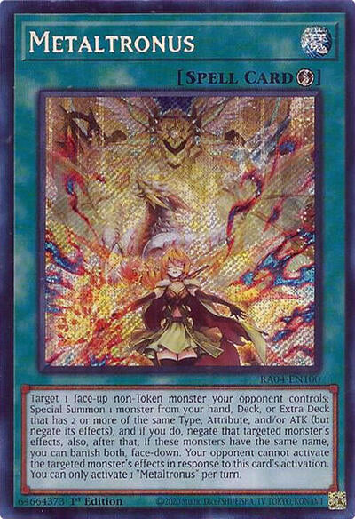 Metaltronus (Secret Rare) (RA04-EN100) [Quarter Century Stampede]