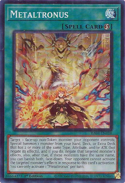 Metaltronus (RA04-EN100) [Quarter Century Stampede]