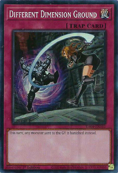 Different Dimension Ground (RA04-EN101) [Quarter Century Stampede]
