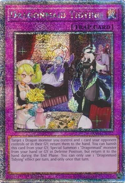 Dragonmaid Tidying (Quarter Century Secret Rare) (RA04-EN102) [Quarter Century Stampede]
