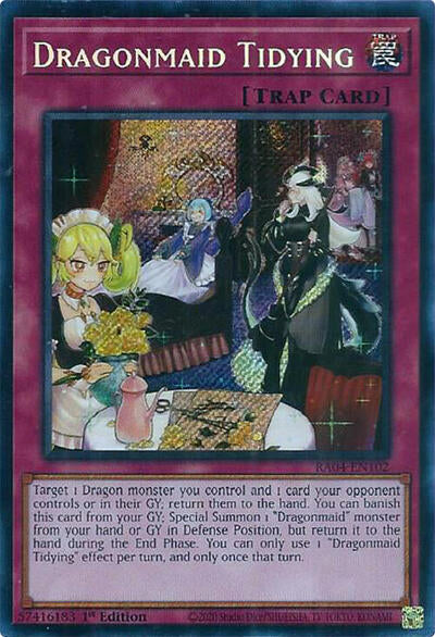 Dragonmaid Tidying (Secret Rare) (RA04-EN102) [Quarter Century Stampede]