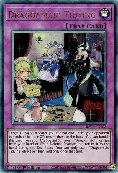 Dragonmaid Tidying (PUR) (RA04-EN102) [Quarter Century Stampede]