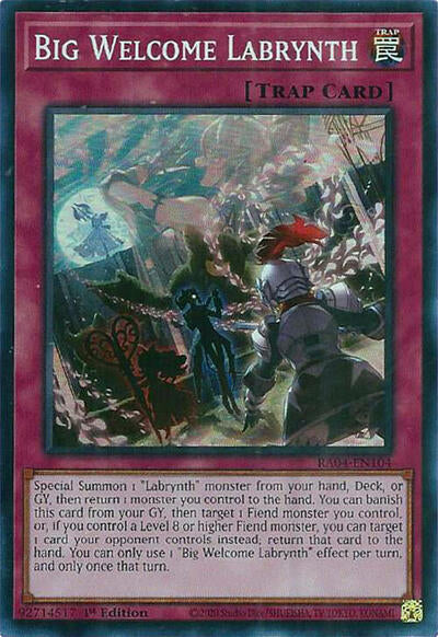 Big Welcome Labrynth (RA04-EN104) [Quarter Century Stampede]