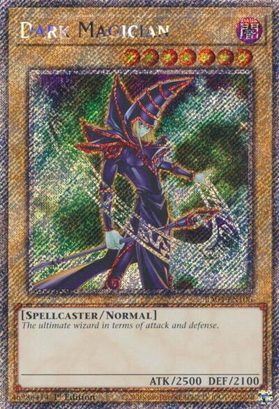 Dark Magician (6th Art) (Platinum Secret Rare) (RA04-EN106) [Quarter Century Stampede]