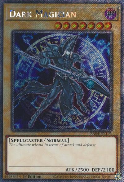 Dark Magician (7th Art) (Platinum Secret Rare) (RA04-EN106) [Quarter Century Stampede]