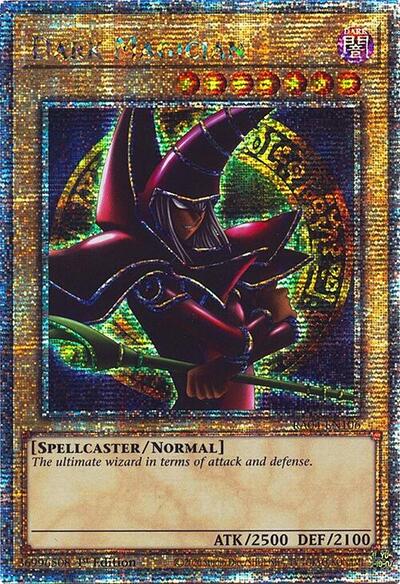 Dark Magician (Arkana) (Quarter Century Secret Rare) (RA04-EN106) [Quarter Century Stampede]