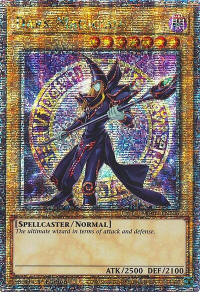 Dark Magician (8th Art) (Quarter Century Secret Rare) (RA04-EN106) [Quarter Century Stampede]