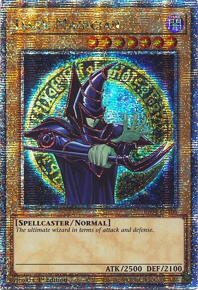 Dark Magician (9th Art) (Quarter Century Secret Rare) (RA04-EN106) [Quarter Century Stampede]