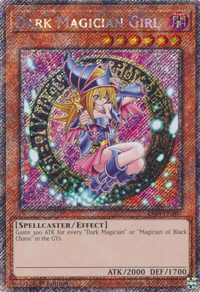 Dark Magician Girl (3rd Art) (Platinum Secret Rare) (RA04-EN107) [Quarter Century Stampede]