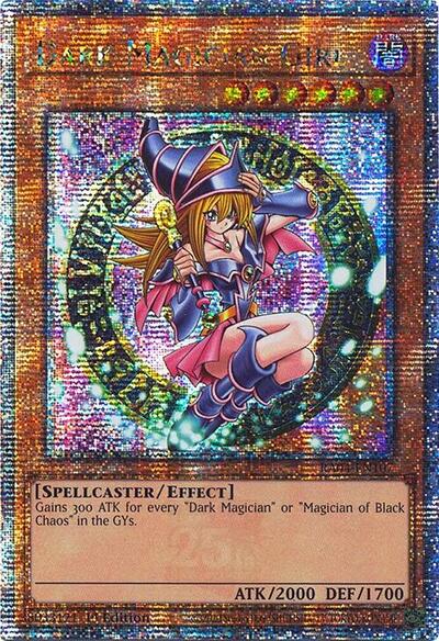 Dark Magician Girl (3rd Art) (Quarter Century Secret Rare) (RA04-EN107) [Quarter Century Stampede]