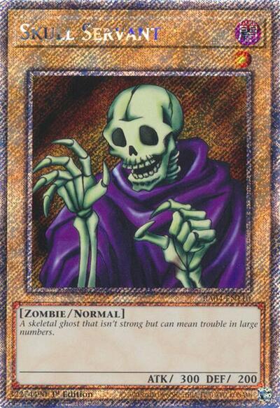 Skull Servant (Platinum Secret Rare) (RA04-EN110) [Quarter Century Stampede]