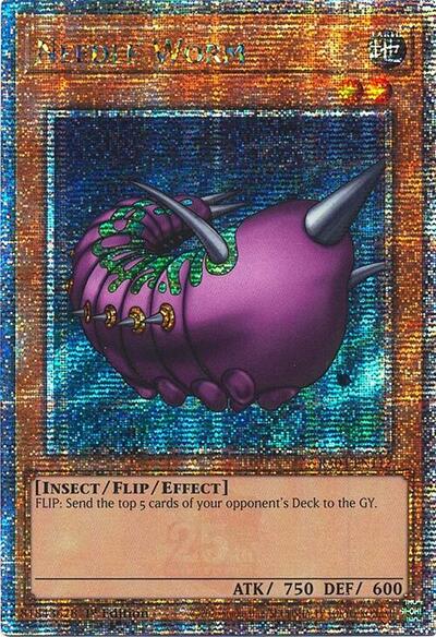Needle Worm (Quarter Century Secret Rare) (RA04-EN112) [Quarter Century Stampede]