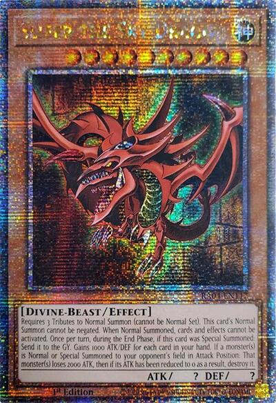 Slifer the Sky Dragon (Quarter Century Secret Rare) (RA04-EN117) [Quarter Century Stampede]