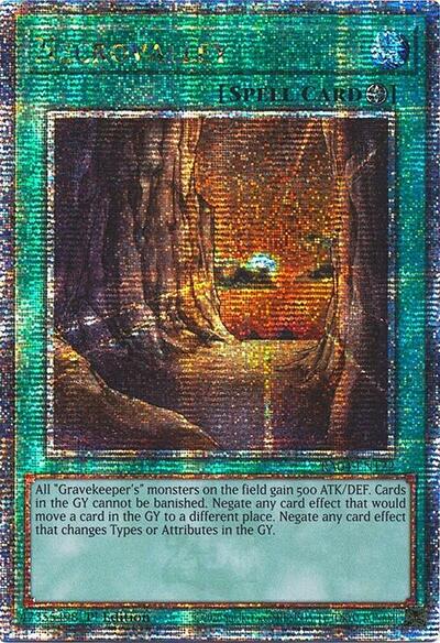 Necrovalley (Quarter Century Secret Rare) (RA04-EN122) [Quarter Century Stampede]