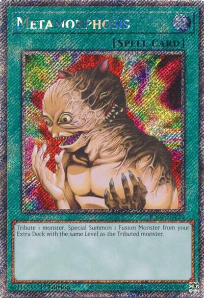 Metamorphosis (Platinum Secret Rare) (RA04-EN123) [Quarter Century Stampede]