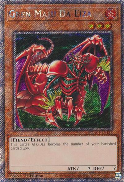 Gren Maju Da Eiza (Platinum Secret Rare) (RA04-EN124) [Quarter Century Stampede]